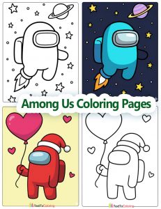 Among Us Coloring Pages