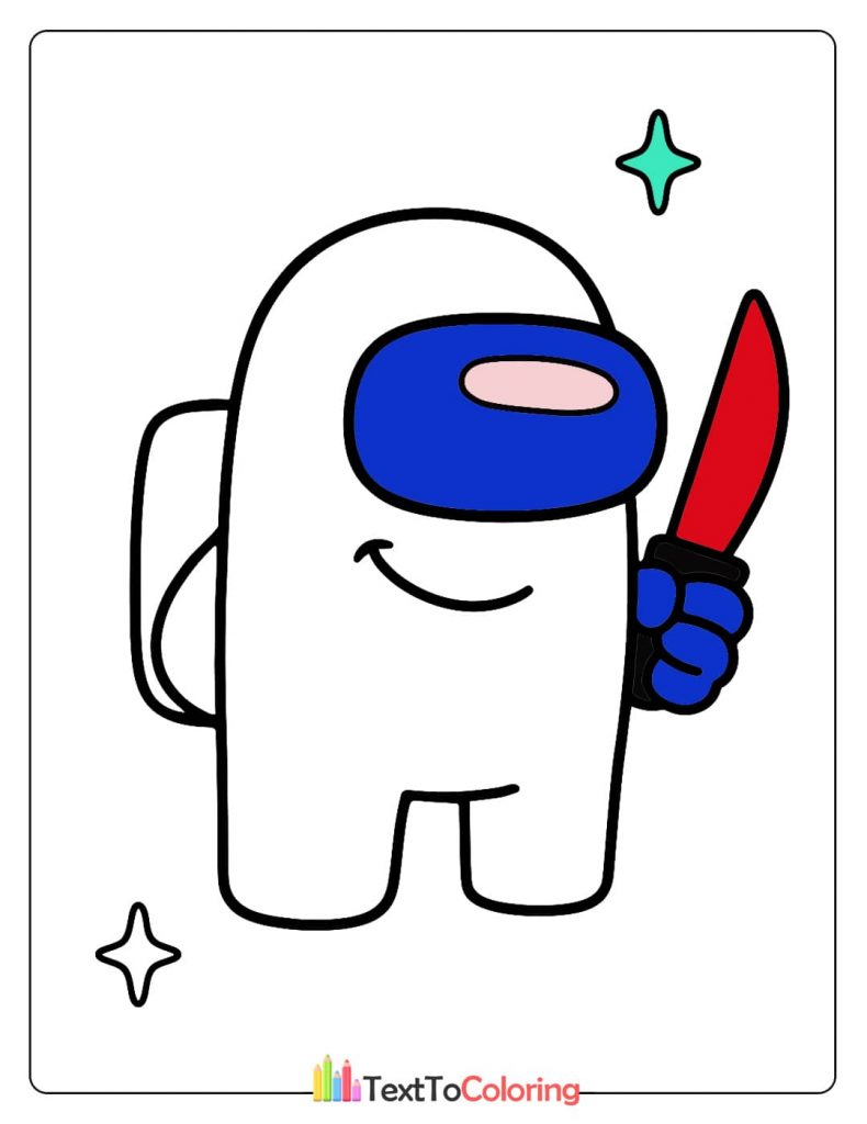 Among Us Coloring Pages