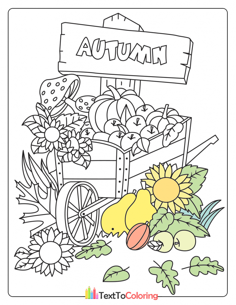 Autumn & Fall Coloring Pages