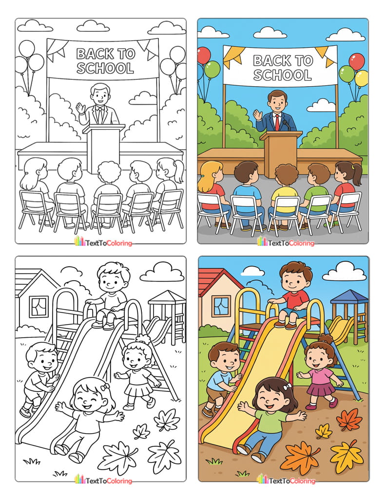 Back to School Coloring Pages