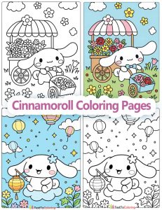 Cinnamoroll Coloring Pages