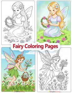 Fairy Coloring Pages