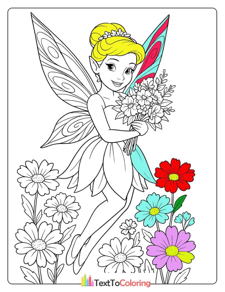 Fairy Coloring Pages