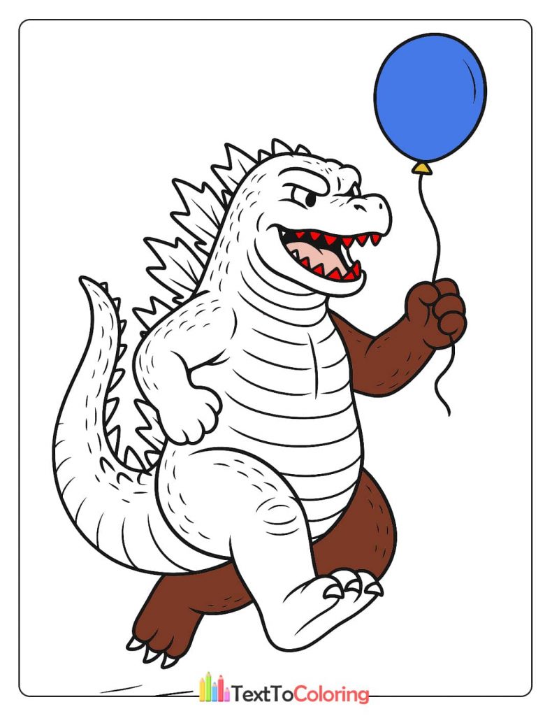Godzilla Coloring Pages