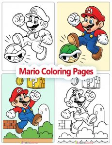 Mario Coloring Pages