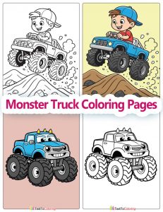 Monster Truck Coloring Pages