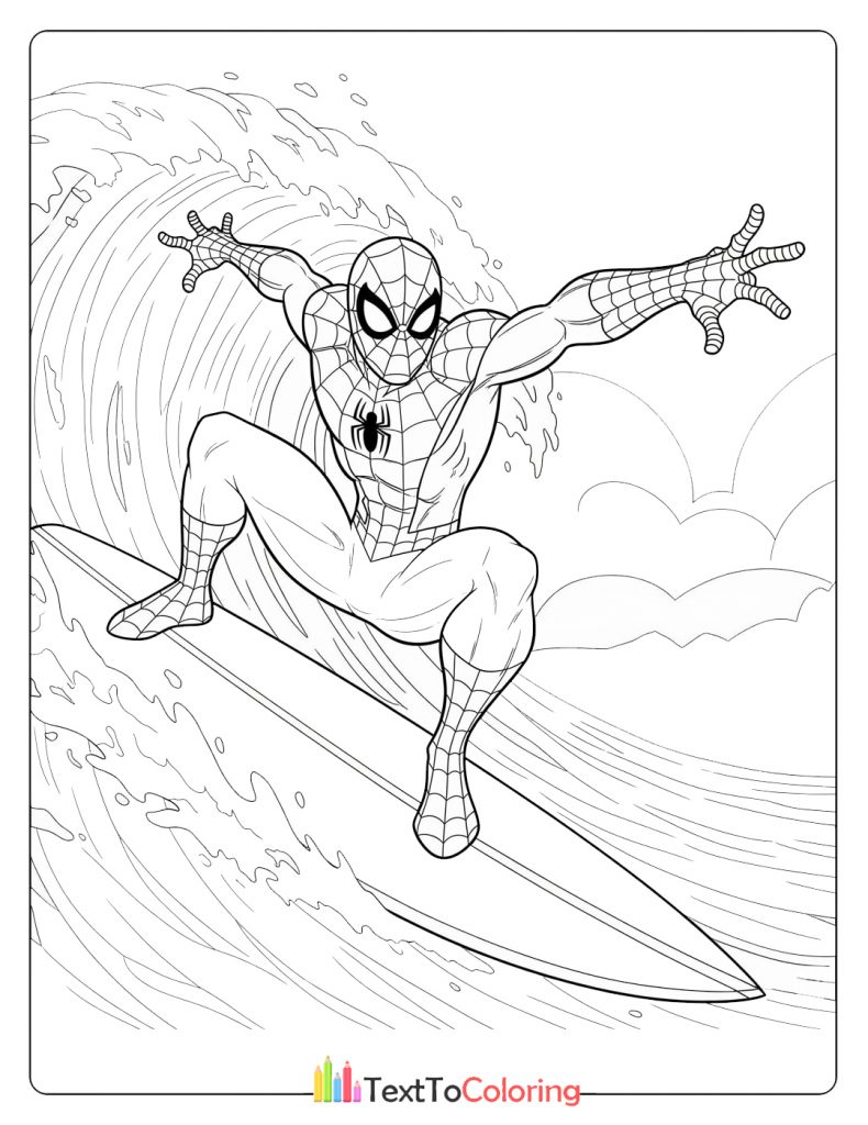 Spider-Man crouches on a wall ready for action