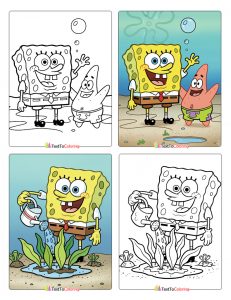 SpongeBob Coloring Pages
