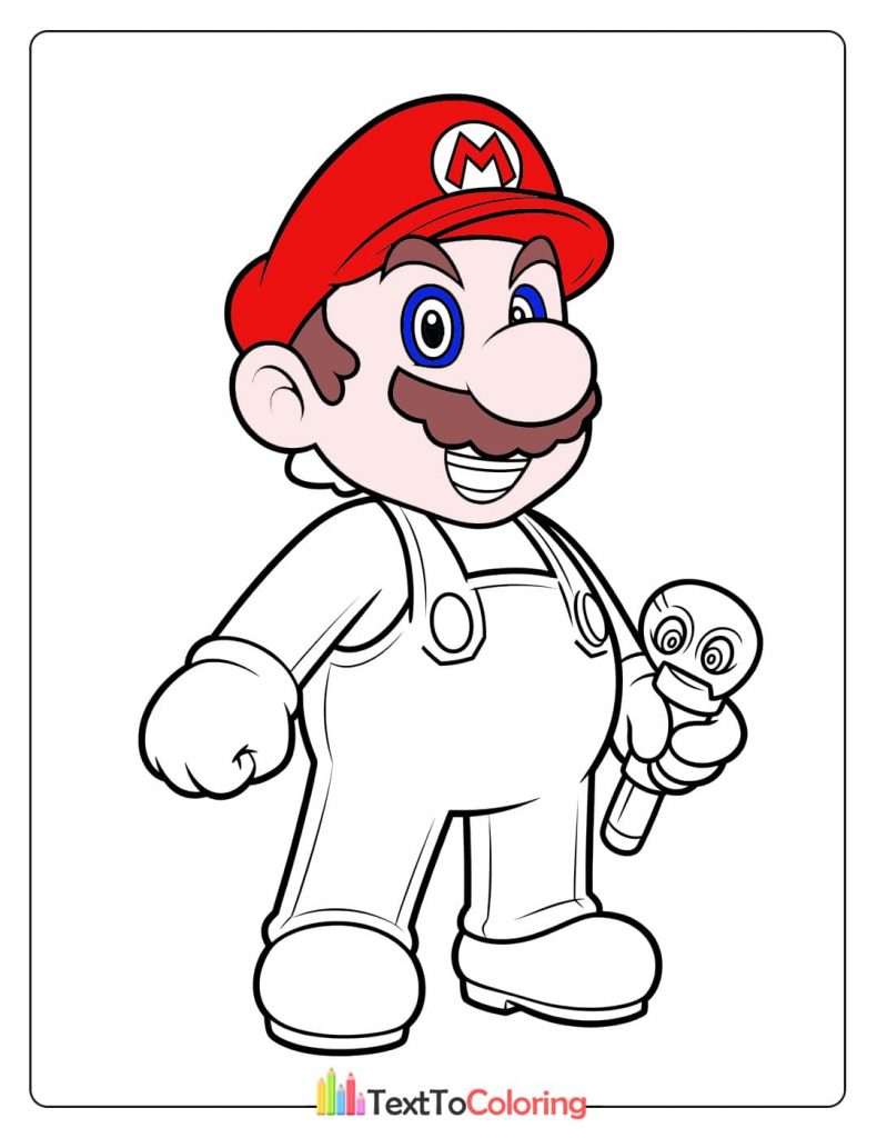 Super Mario Coloring Pages
