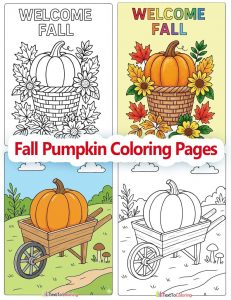 Fall Pumpkin Coloring Pages