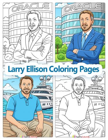 Larry Ellison Coloring Pages