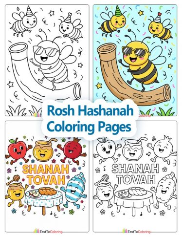 Rosh Hashanah Coloring Pages