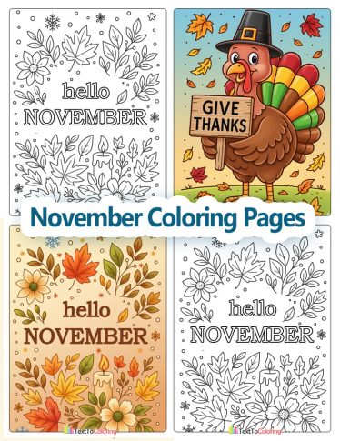 November Coloring Pages