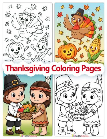 Thanksgiving Coloring Pages