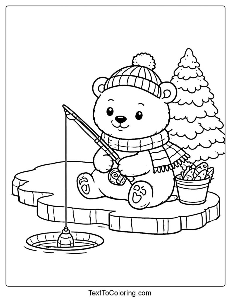 Ski Gondola Lift Winter Sports Coloring Pages