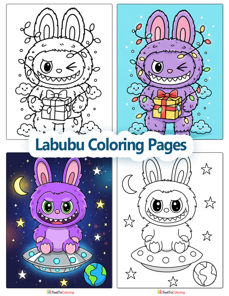 Labubu Coloring Pages