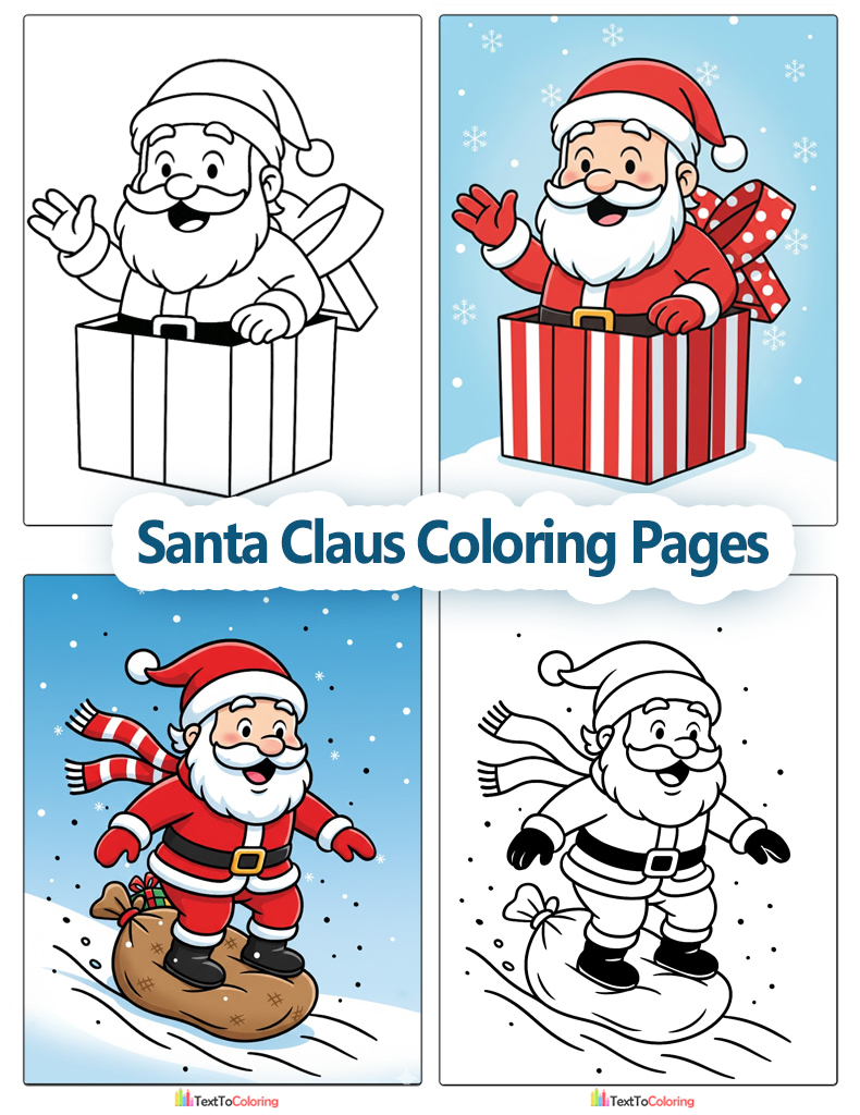 Santa Claus Coloring Pages