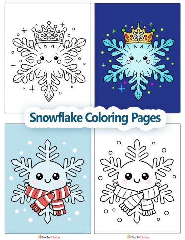 Snowflake Coloring Pages