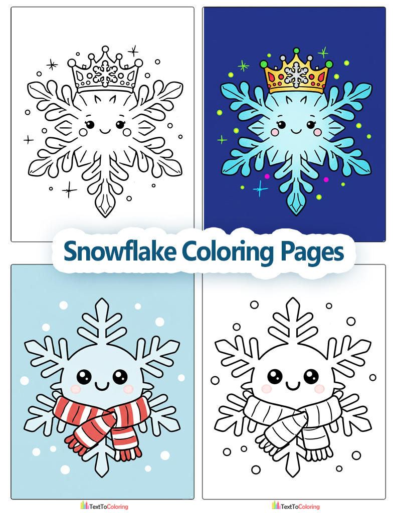 Snowflake Coloring Pages
